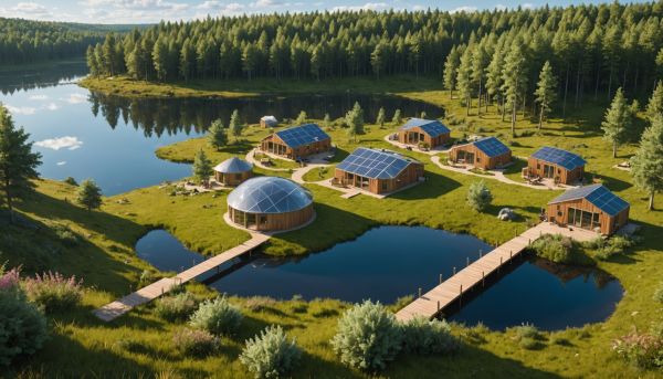 Les labels verts d'un camping écologique moderne