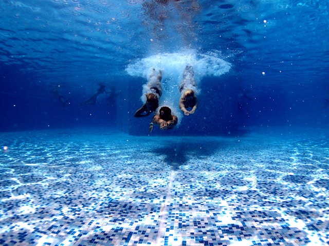 plongeon piscine